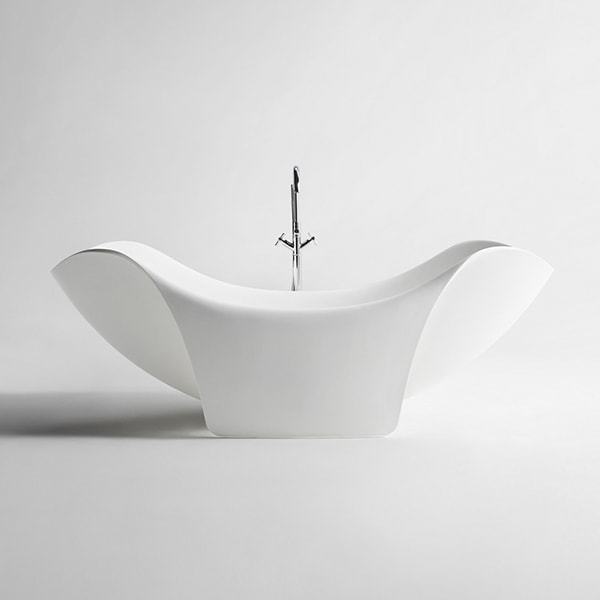 定制人造石浴缸 独立式创意艺术浴缸 酒店公寓浴缸BS-S83 